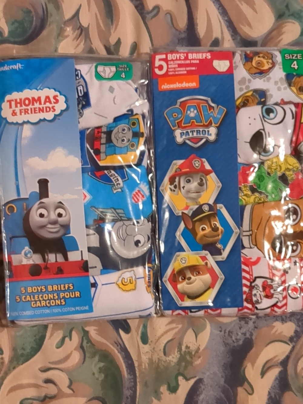 Paw Patrol And Thomas & Friends Boys Briefs (2x 5-Pack)